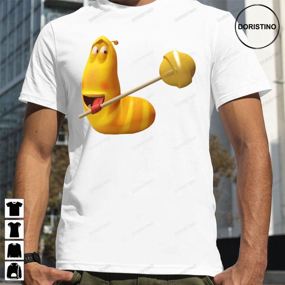 Yellow And Candy Larva Tuba Awesome Shirts